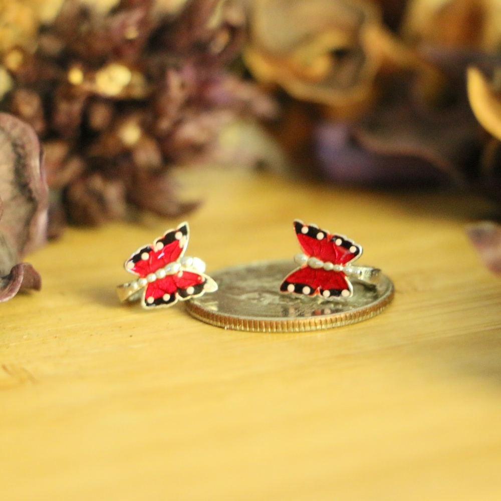 925 Sterling Silver Butterfly 曆 for CHILDREN 戮 - Picture 6 of 7